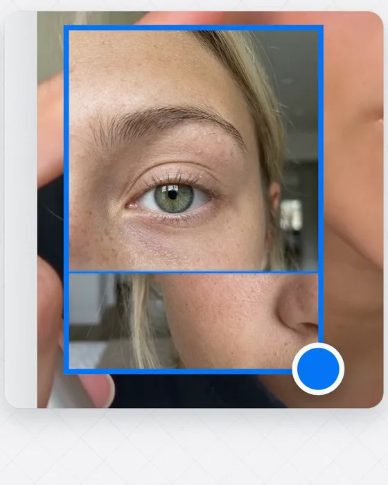 A picture-in-picture image selected on the video, ready to regenerate.